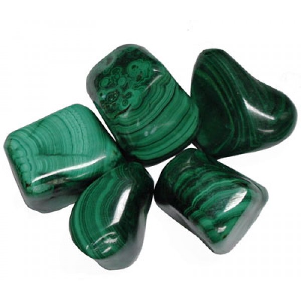 Malachite - Large tumblestones 28-36mm Malachite - Large tumblestones 28-36mm