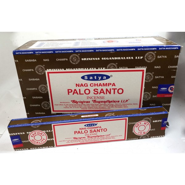 Palo Santo Nag Champa Satya Incense 15gm Packs