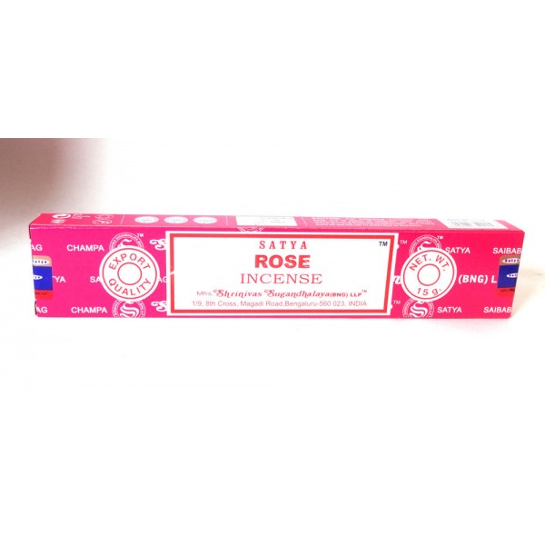 Rose Satya Incense 15gm Packs