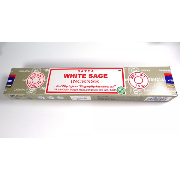 White Sage Satya Incense 15gm Packs White Sage Satya Incense 15gm Packs