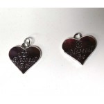 Heart with Blessed Be Pendant