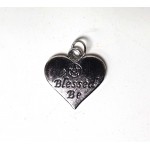 Heart with Blessed Be Pendant