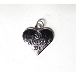 Heart with Blessed Be Pendant