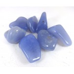 Large Blue Chalcedony tumblestone 40-50mm
