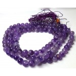 Amethyst Crystal Mala Beads
